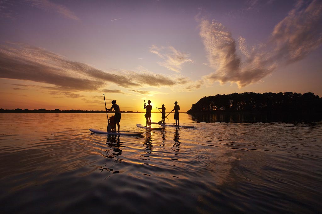 paddle dans le golfe du morbihan o