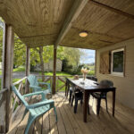 Chalet confort PREMIUM 33 m² (2 bedrooms – 1 bathroom) + covered terrace