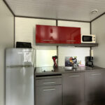 Chalet confort PREMIUM 28 m² (2 slaapkamers – 1 badkamer) + overdekt terras