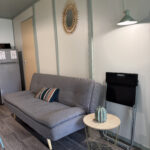 Chalet confort PREMIUM 35 m² (2 slaapkamers – 2 badkamers) + overdekt terras