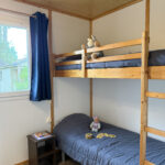 Chalet confort PREMIUM 35 m² (2 kamers) + overdekt terras – geschikt voor personen met beperkte mobiliteit