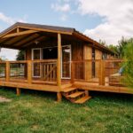 Cabane Lodge VIP 43m² (2 bedrooms – 1 bathroom) including covered terrace