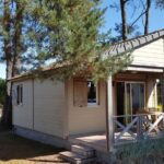 Chalet confort PREMIUM 28 m² (2 habitaciones – 1 baño) + terraza cubierta