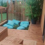 Cabane Lodge VIP 43m² (2 bedrooms – 1 bathroom) including covered terrace