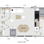 ELEGANCE 40m² (3 chambres – 2 SDB – Climatisation) terrasse 27m² – Nouveauté 2024