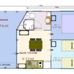 30 m² safaritent (2 slaapkamers – 1 badkamer) inclusief 8 m² overdekt terras