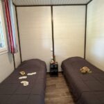 Chalet confort PREMIUM 28 m² (2 bedrooms – 1 bathroom) + covered terrace