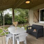 Chalet confort PREMIUM 35 m² (2 bedrooms) + covered terrace – suitable for people with reduced mobility